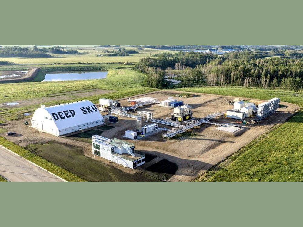 Aerial view of the Alpha site